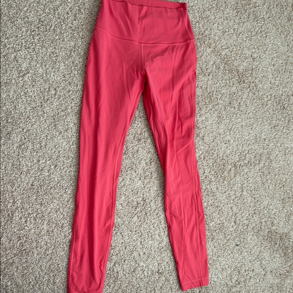 Pink Lulu Double align leggings